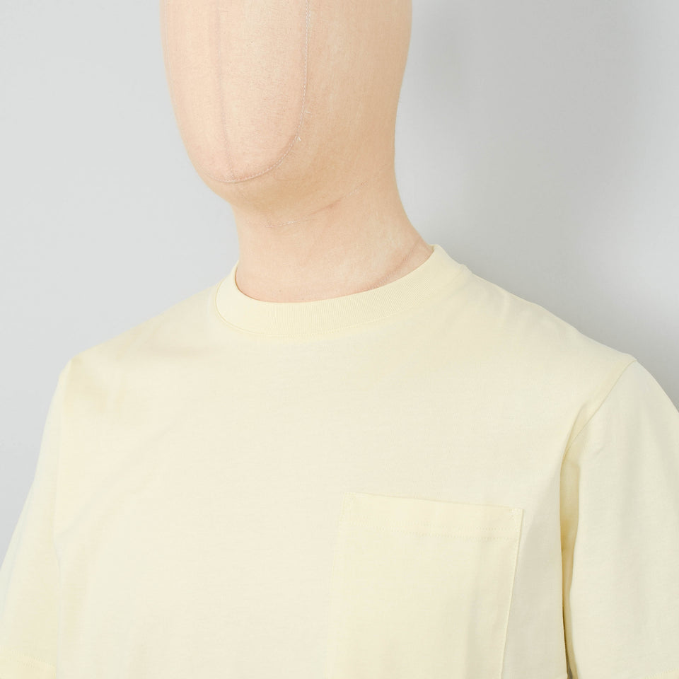 Norse Projects Johannes Standard Pocket SS T-Shirt - Sunwashed Yellow