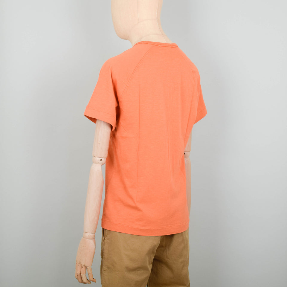 YMC Television Raglan T-Shirt - Orange