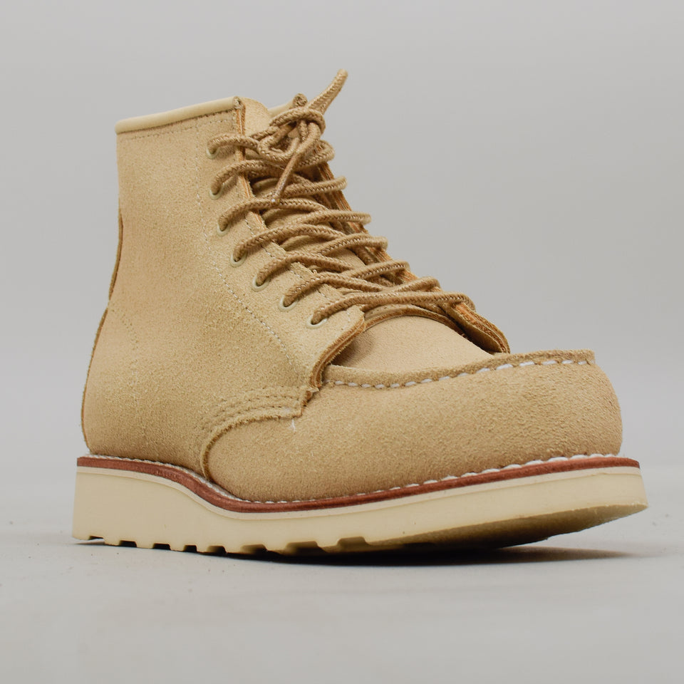 Red Wing (Womens) 6" Moc Toe - Abilene (Cream)