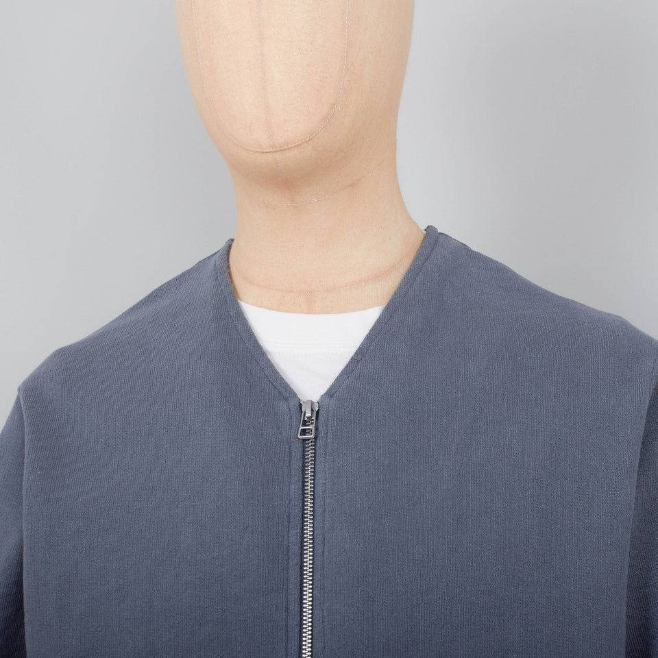 Norse Projects Fraser Tab Series Sweat Jacket - Magnet Grey