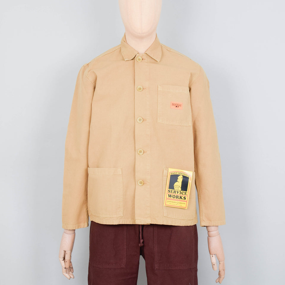 Service Works Canvas Coverall Jacket - Tan