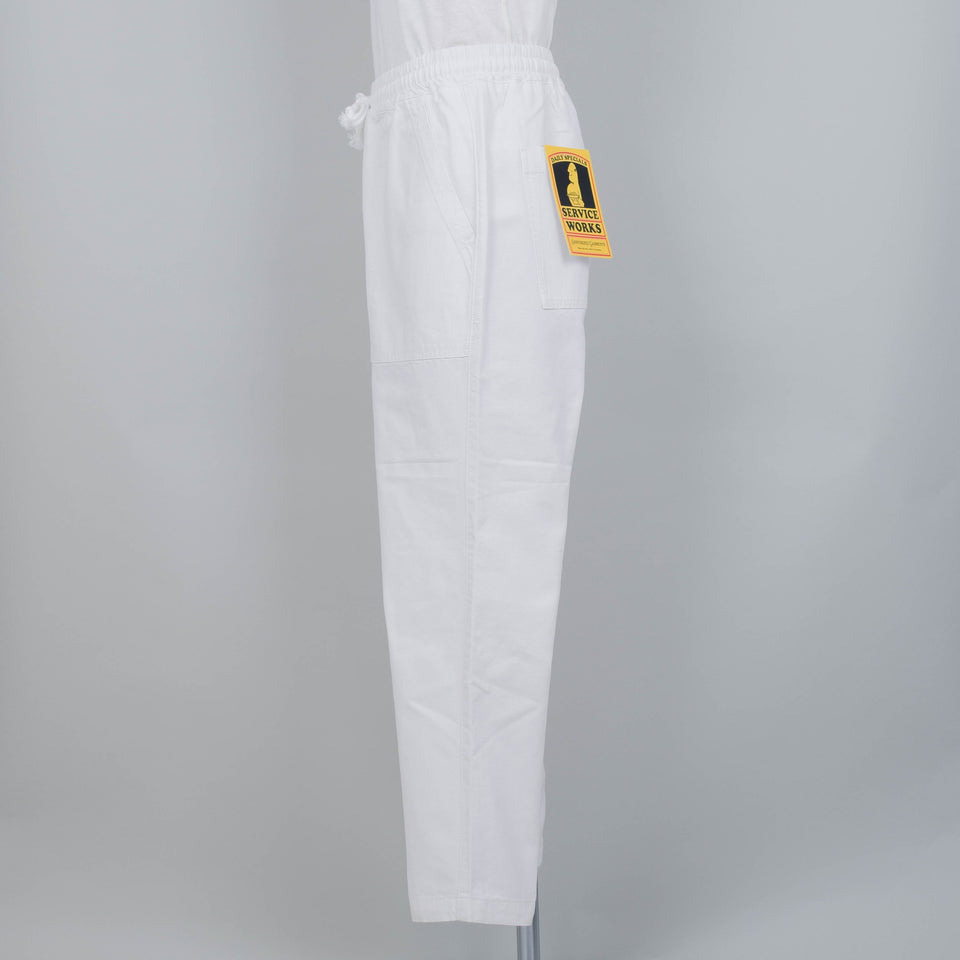 Service Works Classic Canvas Chef Pants - Off White