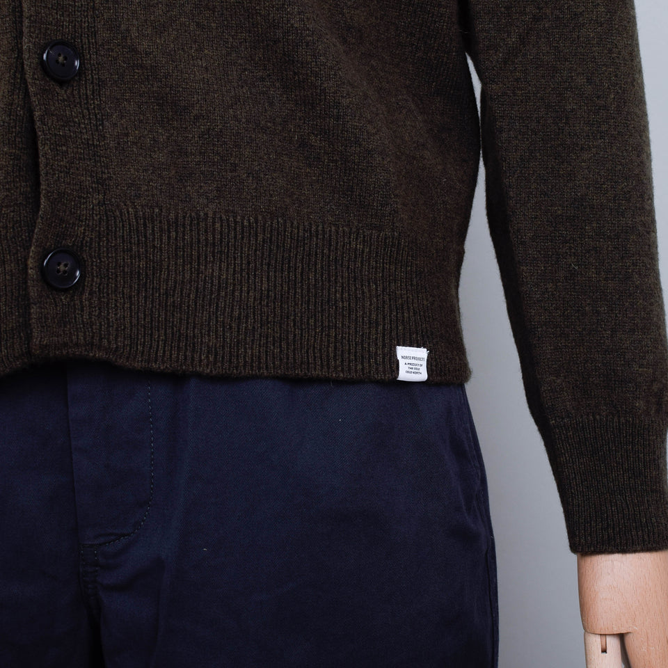 Norse Projects Adam Lambswool - Dark Olive