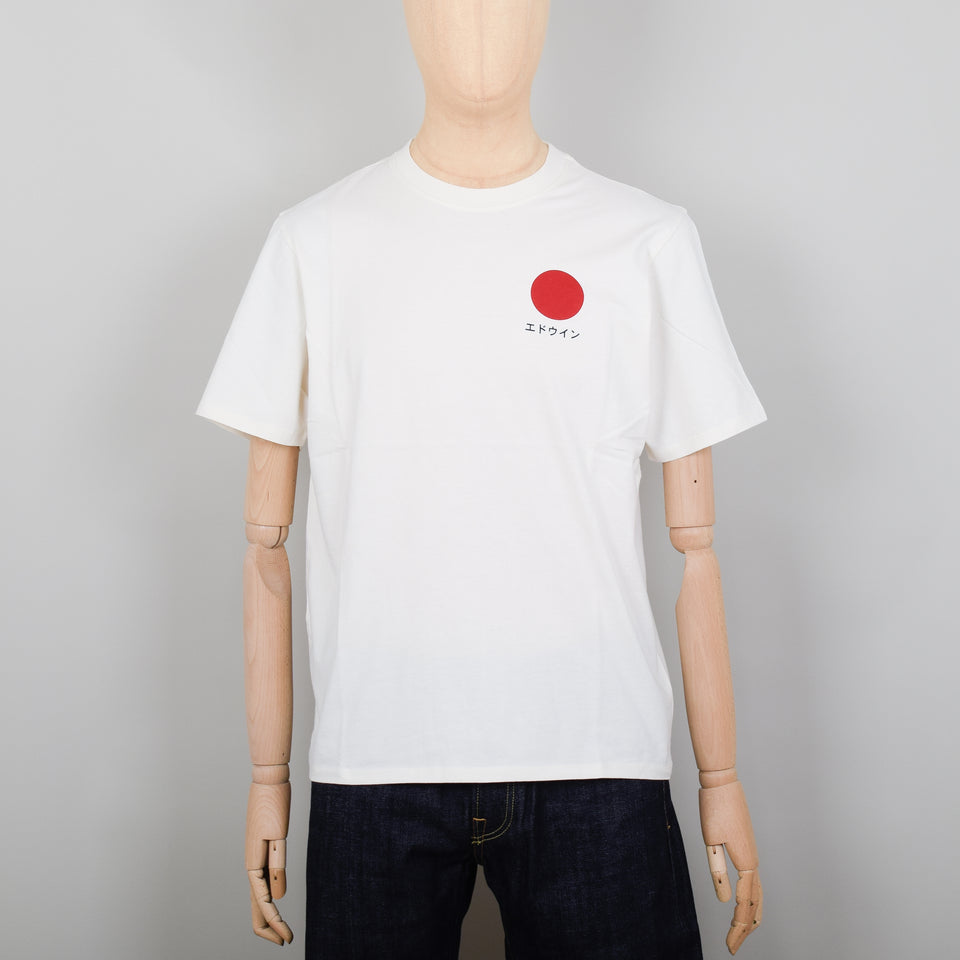 Edwin Japanese Sun T-Shirt Whisper White - Main Image