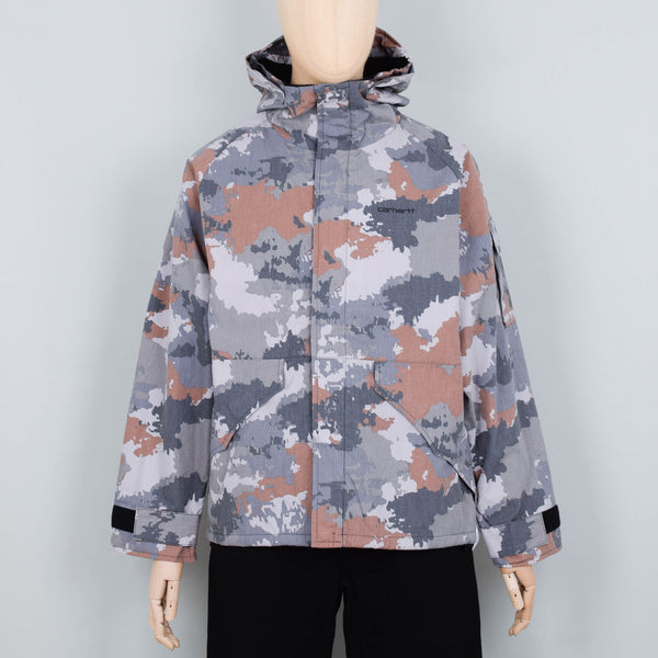 ジャケット・アウター CARHARTT PROSPECTOR JACKET CAMO WOODLAND Carhartt WIP Prospector Jacket - camo (camo mend/popsicle)