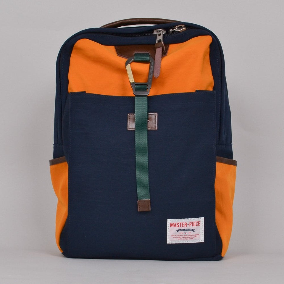 Master-Piece Link Series Backpack Navy/Yellow