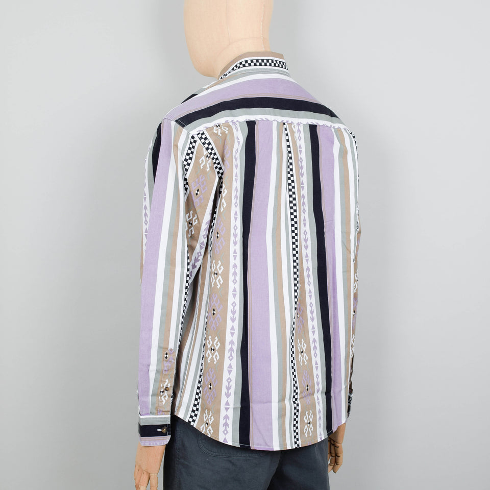 Carhartt WIP L/S Coba Stripe Shirt - Violanda/Soot