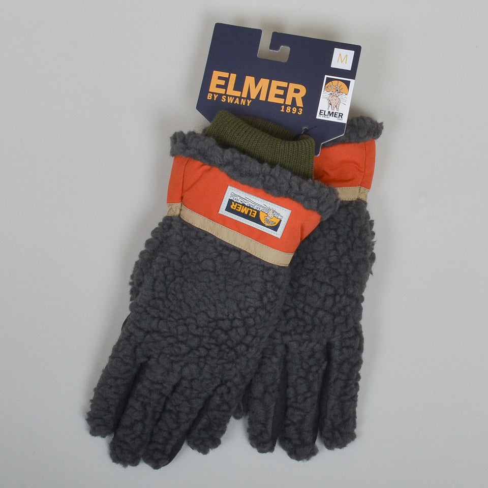 Elmer By Swany EM353 Wool Pile 5 Finger - Khaki