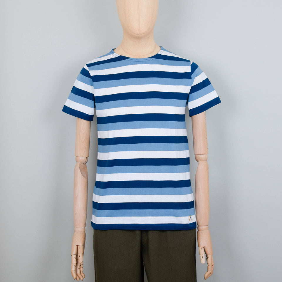Armor Lux Short Sleeve Sailor T-Shirt - Blue Stripe