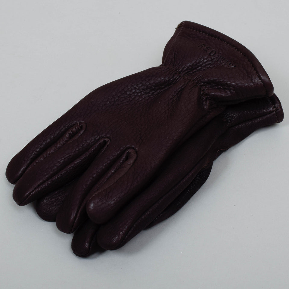 Red Wing Leather Lined Gloves - Brown