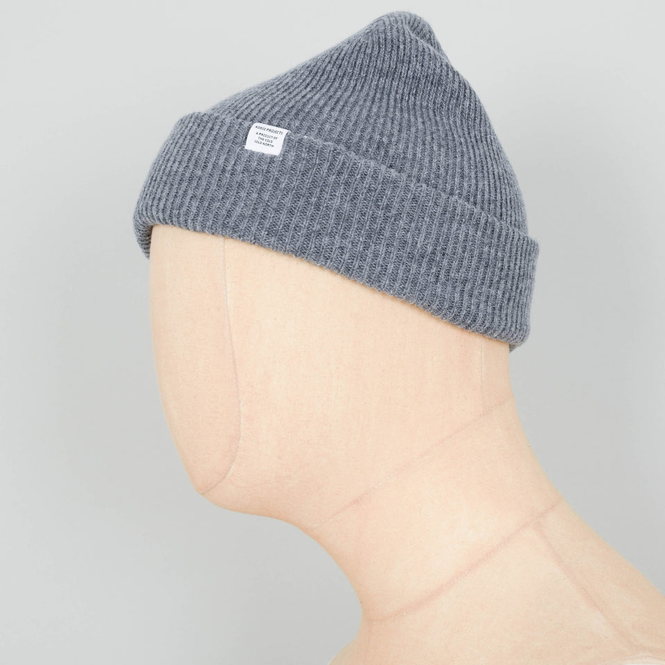 Norse Projects Beanie - Grey Melange