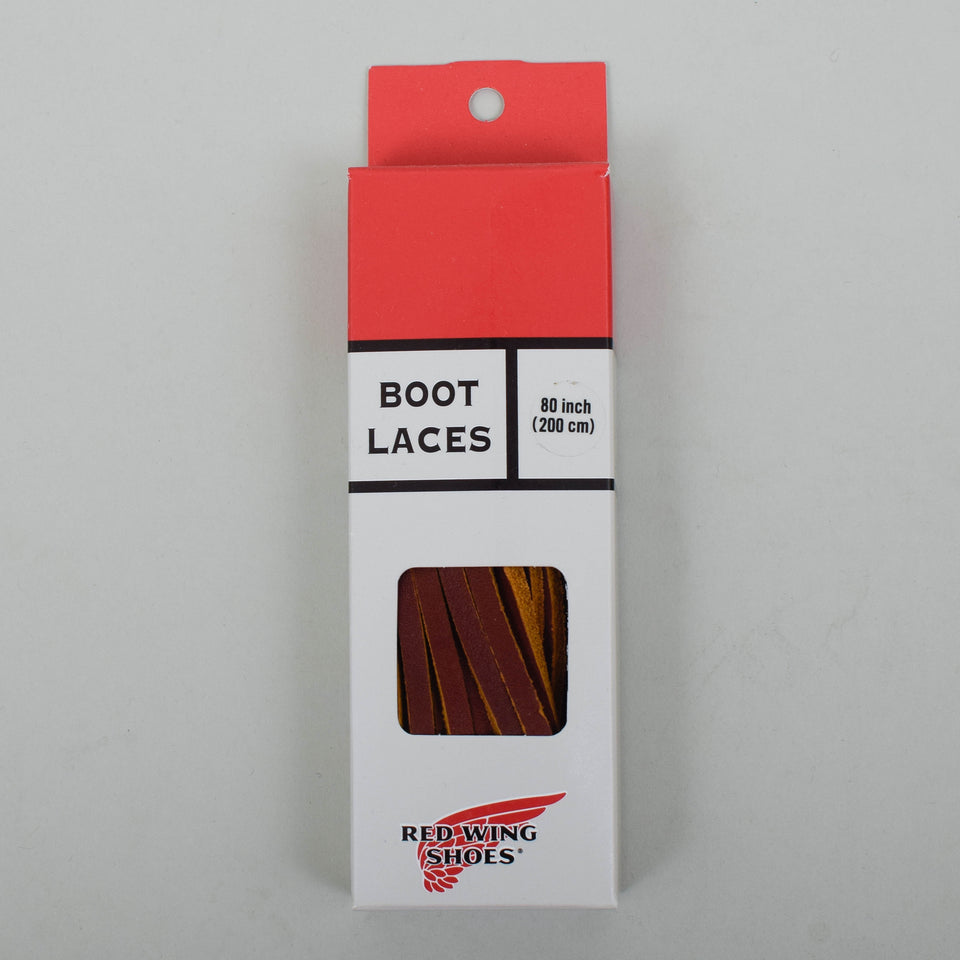 Red Wing Boot Leather Laces 80" - Chestnut