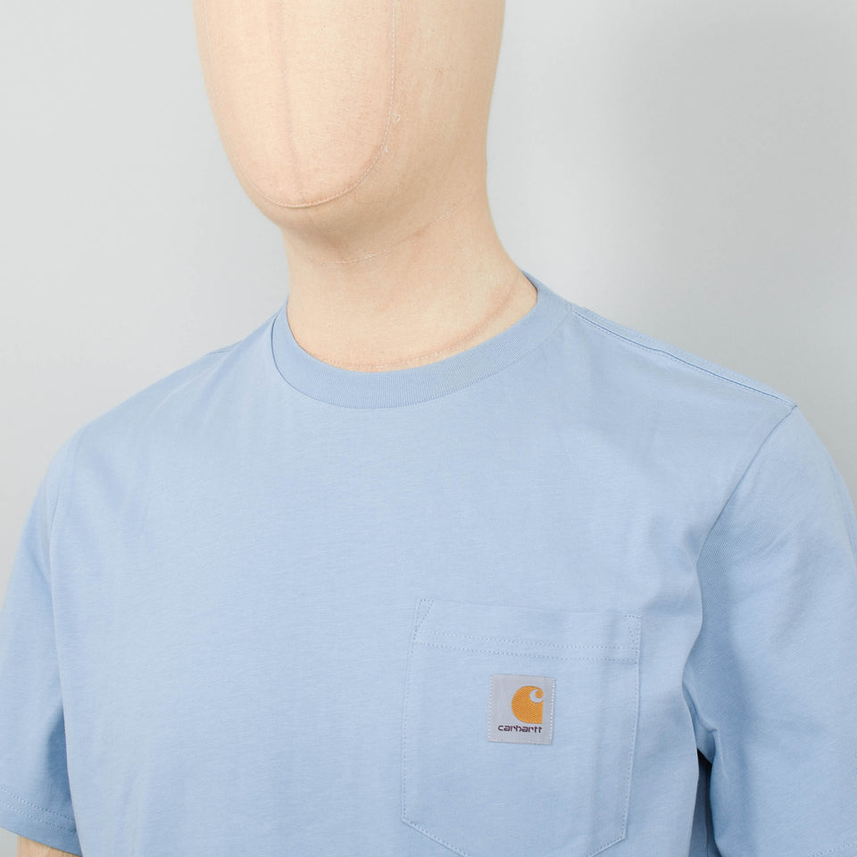 Carhartt WIP S/S Pocket T-Shirt - Misty Sky