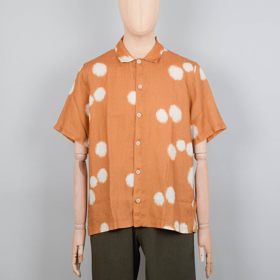Folk Gabe Shirt - Ochre Dot Print