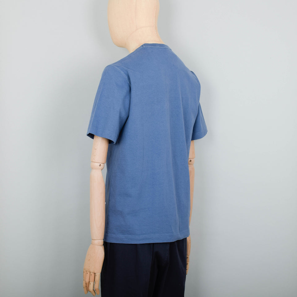 Norse Projects Holger Tab Series SS T-Shirt - Scoria Blue