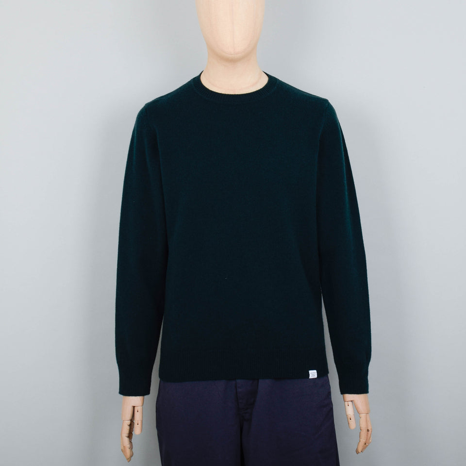 Norse Projects Sigfred Lambswool - Forest Green