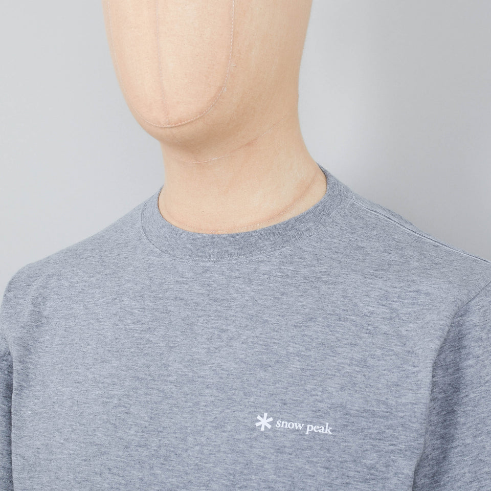 Snow Peak Logo T Shirt - M.Grey