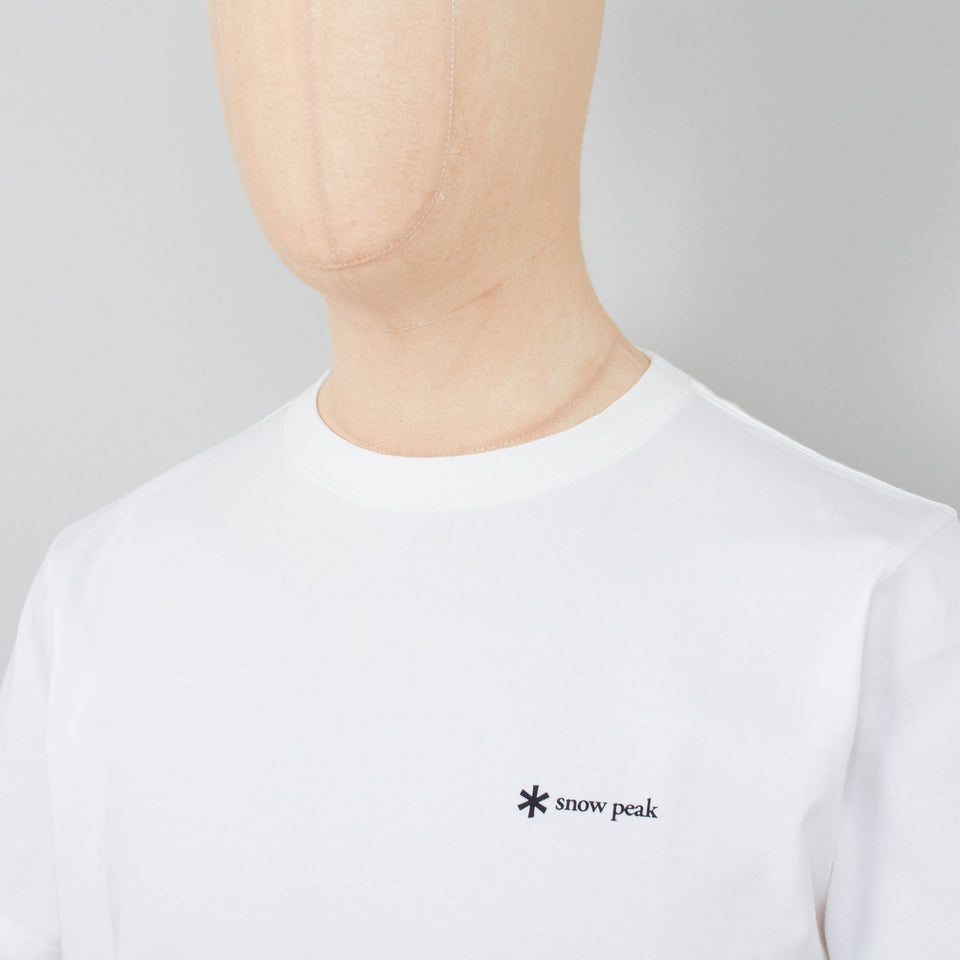 Snow Peak Logo T Shirt - White