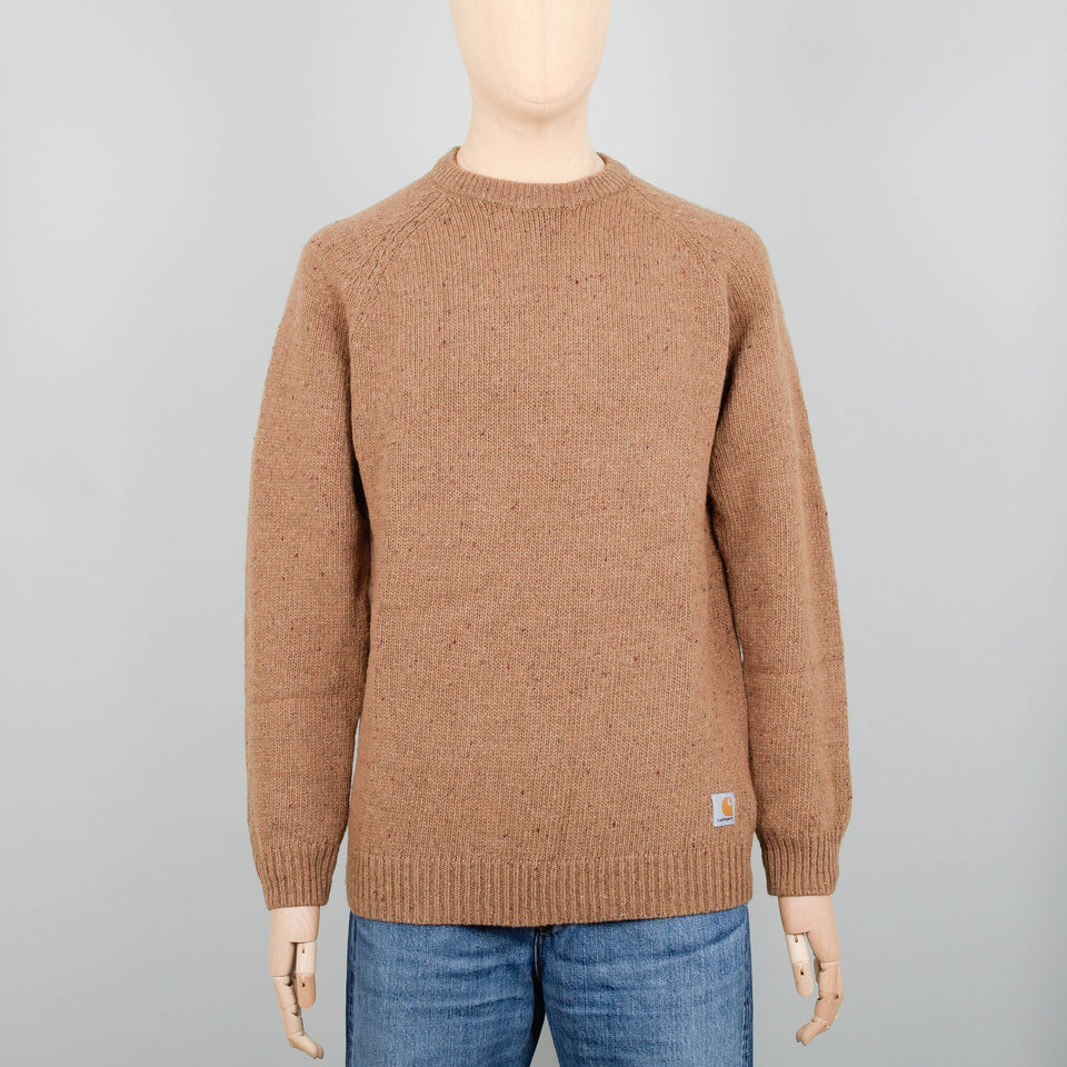 Carhartt WIP Anglistic Sweater  - Speckled Jasper