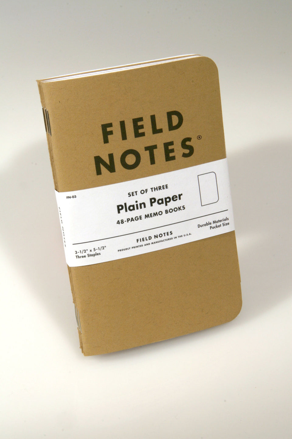 Field Notes Original Kraft 3-Pack - Plain